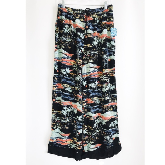 FREE PEOPLE Blue Lagoon Pant in Black Combo - Picture 3 of 12